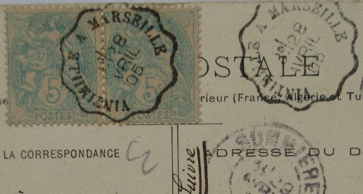 Courier-Convoyeur-Ligne : Vintimille-Marseille Type I Retour